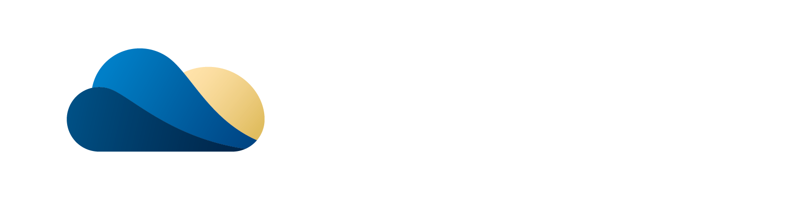 rhöncloud Logo, quer, 1600px, white